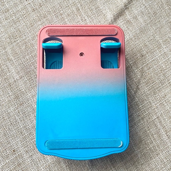 Foldable Phone / Tablet Stand • Portable for Car / Home • Pink & Blue Ombré - Picture 5 of 7